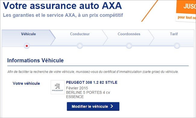 Informations véhicule axa.fr