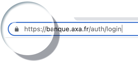 image de barre d'adresse avec https