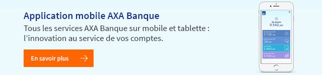 Application mobile AXA Banque Application mobile AXA Banque